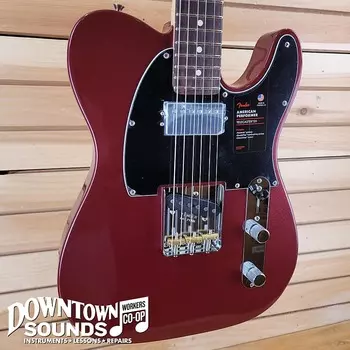 Fender American Performer Telecaster Hum с сумкой Deluxe - Aubergine AMERICAN PERFORMER TELECASTER HUM - AUBERGINE