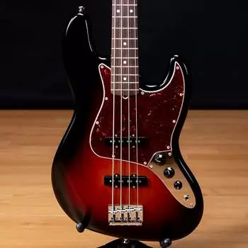 Fender American Pro II Jazz Bass - Палисандр, 3 цвета Sunburst SN US22021961 Fender American Professional II Jazz Bass Rosewood 3-Color Sunburst