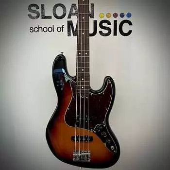 Fender American Professional II Jazz Bass -- 3-цветная накладка из палисандра Sunburst American Professional II Jazz Bass -- 3-color Sunburst w/ MFB