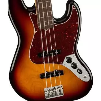 Fender American Professional II Jazz Bass Fretless - 3-цветные солнечные лучи