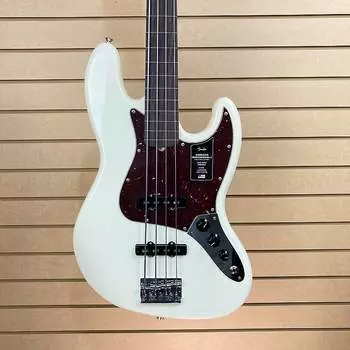Fender American Professional II Jazz Bass Fretless — олимпийский белый с OHSC + БЕСПЛАТНАЯ доставка #746