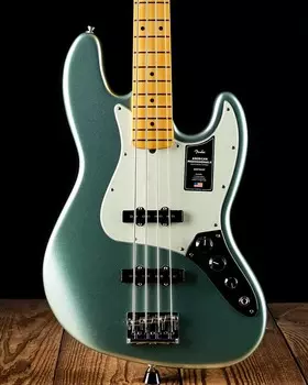 Fender American Professional II Jazz Bass - Mystic Surf Green - Бесплатная доставка 0193972718