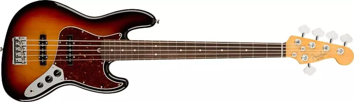 Fender American Professional II Jazz Bass V - Накладка на гриф из палисандра - Sunburst AMPROIIJBASSVRW3TSB