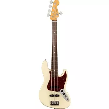 Fender American Professional II Jazz Bass V Olympic White Электробас-гитара 0193990705