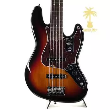 Fender American Professional II Jazz Bass V с накладкой из палисандра - 3 цвета Sunburst American Professional II Jazz Bass V with Rosewood Fretboard