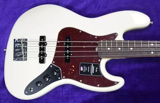 Fender American Professional II Jazz, Olympic White / Rosewood * Под заказ, ETA, февраль 2023 г. Am Pro 2