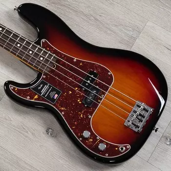 Fender American Professional II Precision Bass для левшей, 3 цвета Sunburst 0193940700