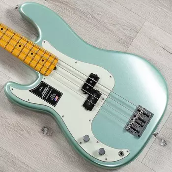 Fender American Professional II Precision Bass для левшей, Mystic Surf Green 0193942718
