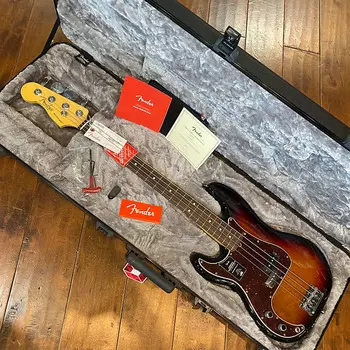 Fender American Professional II Precision Bass Left-Handed RW 3 Tone Sunburst US210082336 American Professional II Precision Bass Left-Handed with Rosewood Fretboard