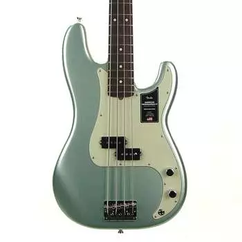 Fender American Professional II Precision Bass, накладка на гриф из палисандра, цвет Mystic Surf Green 0193930718