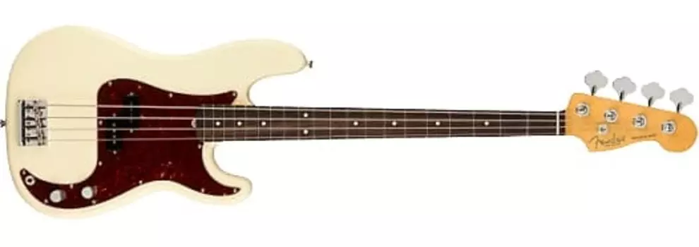 Fender American Professional II Precision Bass, накладка на гриф из палисандра, олимпийский белый - US22002773