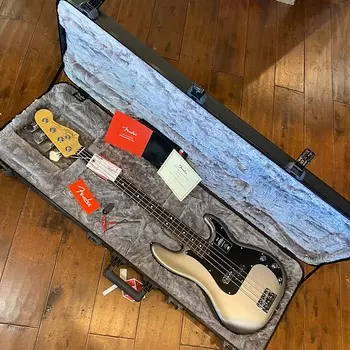 Fender American Professional II Precision Bass RW 2021 Mercury US210092543 8 фунтов 13,8 унций American Professional II Precision Bass with Rosewood Fretboard