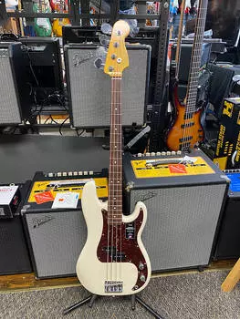 Fender American Professional II Precision Bass с палисандровой накладкой на гриф Olympic White **В НАЛИЧИИ** American Professional II Precision Bass with Rosewood Fretboard