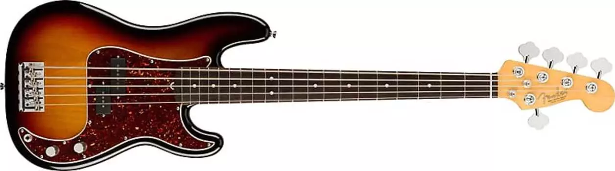 Fender American Professional II Precision Bass V 5-String Bass - 3-Color Burst 0193960700