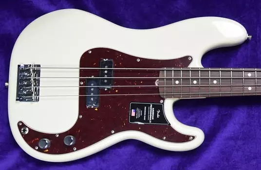 Fender American Professional II Precision, олимпийский белый / палисандр * Под заказ, ETA, декабрь 2022 г. Am Pro 2 P-Bass Precision