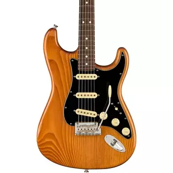 Fender American Professional II Roasted Pine Stratocaster Электрогитара с накладкой на гриф из палисандра, натуральный цвет