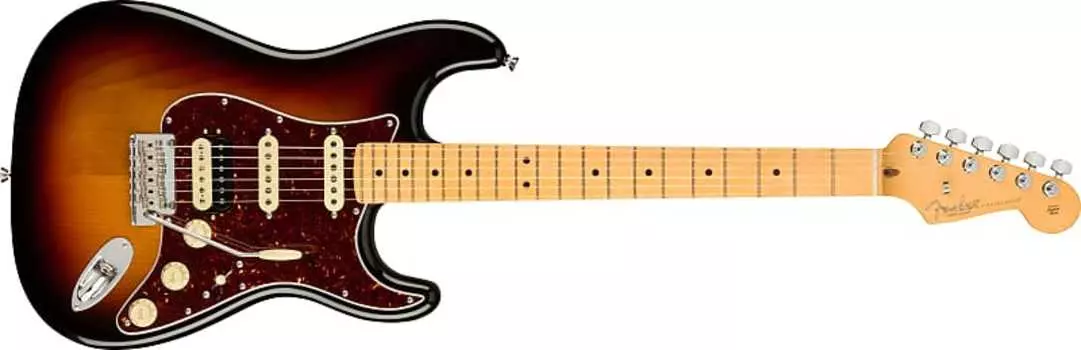 Fender American Professional II Stratocaster HSS, кленовый гриф, 3 цвета Sunburst — US22094056