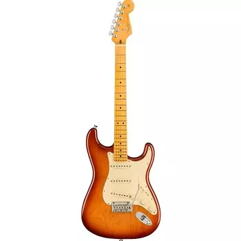 Fender American Professional II Stratocaster, кленовый гриф, электрогитара Sienna Sunburst 0113902747