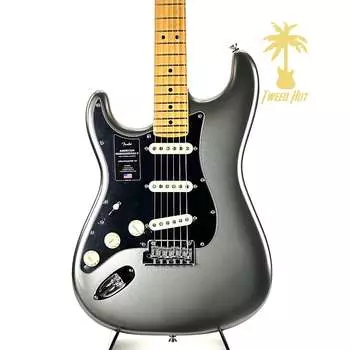 Fender American Professional II Stratocaster, левая рука, кленовый гриф, Mercury American Professional II Stratocaster Left-Hand, Maple Fingerboard, Mercury