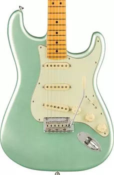 Fender American Professional II Stratocaster — Mystic Surf Green — кленовый гриф Fender Guitars