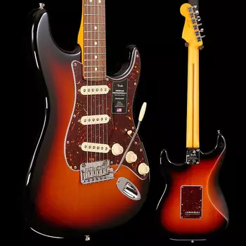 Fender American Professional II Stratocaster, RW Fb, 3 цвета SB 7 фунтов 7,6 унций American Professional II Stratocaster, RW Fb, 3-Color SB