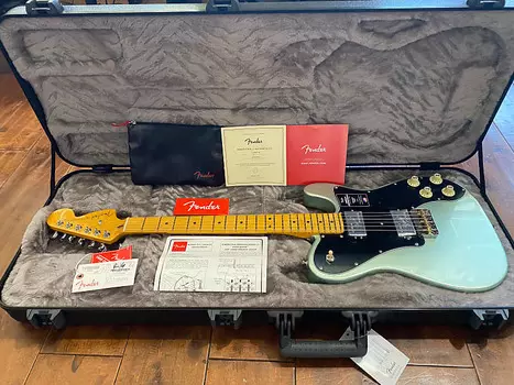 Fender American Professional II Telecaster Deluxe MN 2022 Mystic Surf Green #US22040742 7lb 8.8 oz American Professional II Telecaster Deluxe with Maple Fretboard