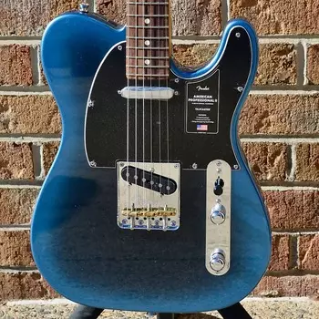 Fender American Professional II Telecaster, накладка на гриф из палисандра, Dark Night American Professional II Telecaster?, Rosewood Fingerboard, D...