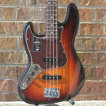 Fender American Professional Jazz Bass II Left Hand 2021 3-Color Sunburst American Professional Jazz Bass II Left Hand Color Sunburst
