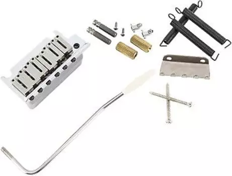 Fender American Series Stratocaster ('86-'07) Мост тремоло в сборе (хром) American Series Stratocaster ('86-'07) Tremolo Bridge Assembly (Chrome)