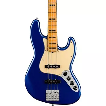 Fender American Ultra Jazz Bass Кленовая накладка на гриф Cobra Blue