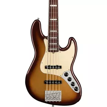 Fender American Ultra Jazz Bass V 5-струнный гриф из палисандра Mocha Burst