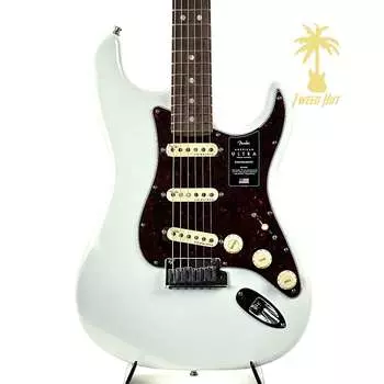 Fender American Ultra Stratocaster, накладка на гриф из палисандра, арктическая жемчужина American Ultra Stratocaster, Rosewood Fingerboard, Arctic Pearl
