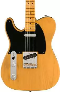 Fender American Vintage II 1951 Telecaster Left Hand MP Butterscotch Blonde с футляром Fender American II Telecaster Left-Hand MP w/case