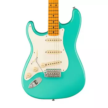 Fender American Vintage II 1957 Stratocaster Левая кленовая накладка на гриф Морская пена Зеленая электрогитара с футляром American Vintage II 1957 Stratocaster Left-Hand