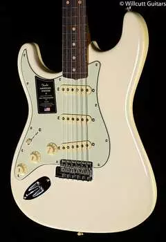Fender American Vintage II 1961 Stratocaster Палисандр Накладка на гриф Olympic White Left-Hand (698) Fender American II Stratocaster Rosewood Fingerboard Left-Hand (698)