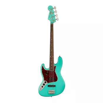 Fender American Vintage II 1966 4-струнная джазовая бас-гитара (левша, цвет морской пены) Fender American Vintage II 1966 4-String Jazz Bass Guitar (Left-Handed, Green)