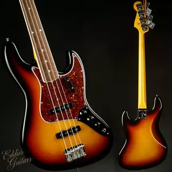 Fender American Vintage II 1966 Jazz Bass - 3-цветные солнечные лучи American Vintage II 1966 Jazz Bass - 3-Color Sunburst