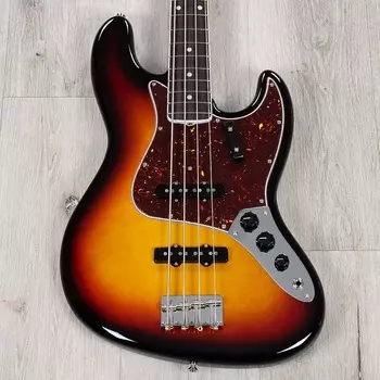 Fender American Vintage II 1966 Jazz Bass, гриф из палисандра, 3 цвета Sunburst 0190170800
