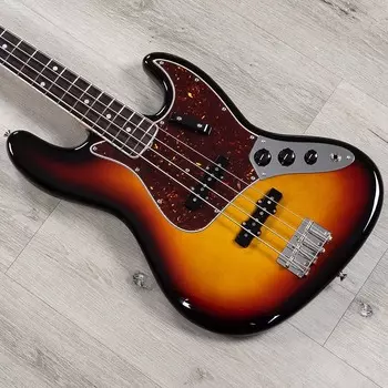 Fender American Vintage II 1966 Jazz Bass, гриф из палисандра, 3 цвета Sunburst 0190170800