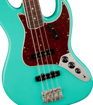 Fender American Vintage II 1966 Jazz Bass, накладка на гриф из палисандра, зеленая морская пена 0190170849