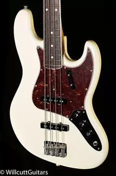 Fender American Vintage II 1966 Jazz Bass Палисандр Накладка на гриф Olympic White (149) Fender American II Jazz Bass Rosewood Fingerboard (149)