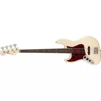 Fender American Vintage II 1966 Left-Hand Jazz Bass, палисандр, олимпийский белый 0190180805