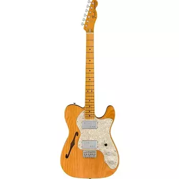 Fender American Vintage II 1972 Telecaster Thinline, кленовый гриф, электрогитара Aged Natural 0110392834