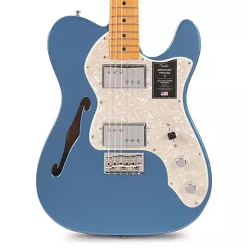 Fender American Vintage II 1972 Telecaster Thinline Lake Placid Blue