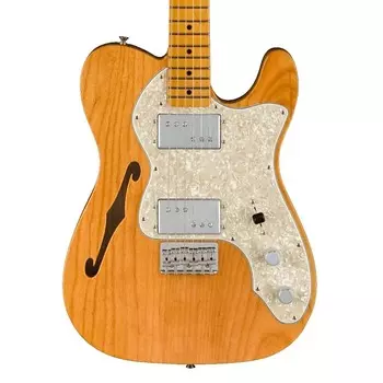 Fender American Vintage II 1972 Telecaster Thinline Maple Fingerboard Aged Natural Электрогитара с футляром