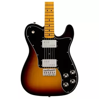 Fender American Vintage II 1975 Telecaster Deluxe, 3 цвета Sunburst с жестким футляром