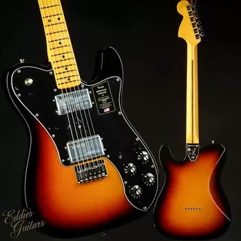 Fender American Vintage II 1975 Telecaster Deluxe - 3-цветные солнечные лучи American Vintage II 1975 Telecaster Deluxe - 3-Color Sunburst