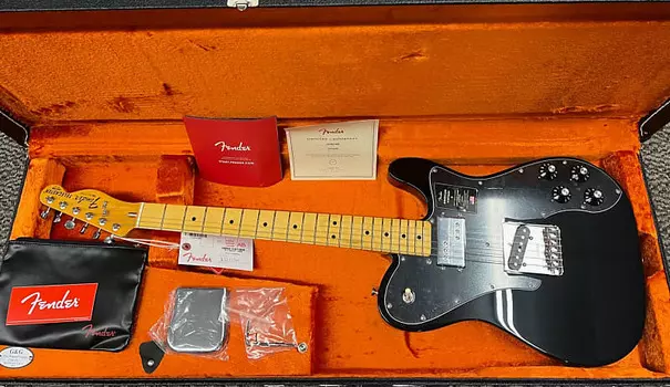 Fender American Vintage II Limited 1977 Telecaster Custom, черный - 7,8 фунта AVIILTD77TELECUSTOMMNBLK