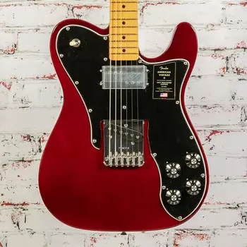 Fender - American Vintage II Limited Edition - '77 Custom Telecaster - Электрогитара - Кленовый гриф - Wine - x1230 Fender - American II Limited Edition - '77 Telecaster - Electric Guitar - Maple Neck - Wine - x1230