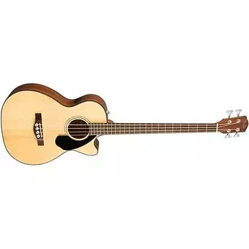 Fender CB-60SCE Concert Acoustic Electric Bass Guitar, Laurel Fingerboard, Natural